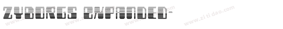 Zyborgs Expanded字体转换